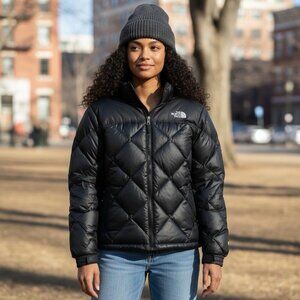 The North Face 600 Goose Down Womens Medium Black Quilted Puffer Jacket